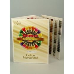 Kleurkaart Venus borduurgaren type25 met echte garen staaltjes