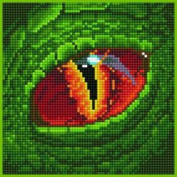 Diamond painting-Diamond Art Dragon Eye-Leisure Arts-das-50486