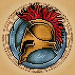Diamond painting-Diamond Art Spartan-Leisure Arts-das-50487