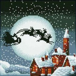 Diamond painting-Diamond Art Santa Sleigh-Leisure Arts-dax-51142