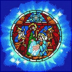 Diamond painting-Diamond Art Nativity-Leisure Arts-dax-51146