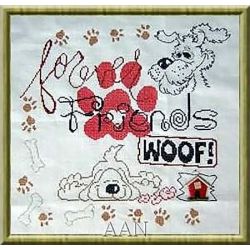 Borduurpatroon My Dog Sampler Alessandra Adelaide 6005