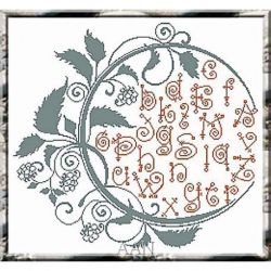 Borduurpatroon Summer Alphabet Alessandra Adelaide 6009