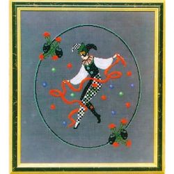 Borduurpatroon Jesters Dance Black Swan designs 12