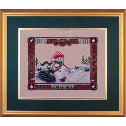 Borduurpatroon Seven Swans Black Swan Designs 27