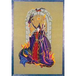 Borduurpatroon Lucien Wizard of Fire Black Swan Designs 28