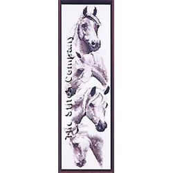 Borduurpatroon White Horses Janlynn c-143-062