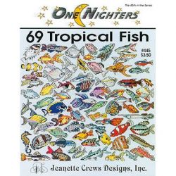 Borduurpatroon 69 Tropical Fish Jeanette Crews Designs 0445