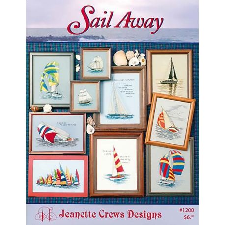 Borduurpatroon Sail Away Jeanette Crews Designs 1200