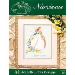 Borduurpatroon Dew Drop Narcissus Jeanette Crews Designs 1202