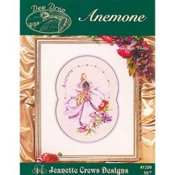 Borduurpatroon Dew Drop Anemone Jeanette Crews Designs 1209