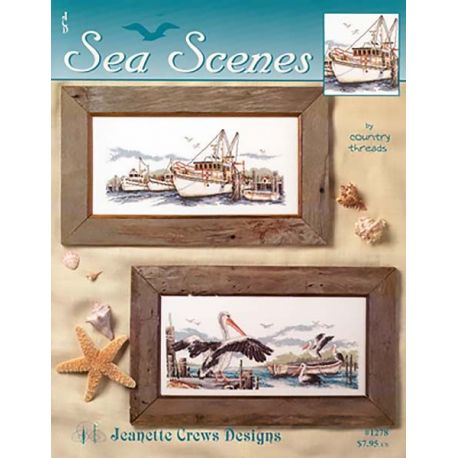 Borduurpatroon Sea Scenes Jeanette Crews Designs 1278