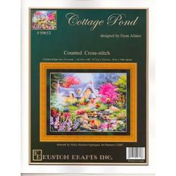 Borduurpatroon Cottage Pond Kustom Krafts l-99653