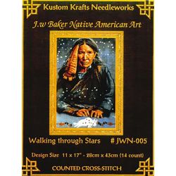 Borduurpatroon Walking Trough Stars Kustom Krafts l-jwn005