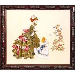 Borduurpatroon Little Wings Lavender and Lace tiag-ll04