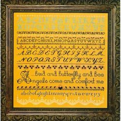 Borduurpatroon Angel Sampler Lavender and Lace tiag-ll35