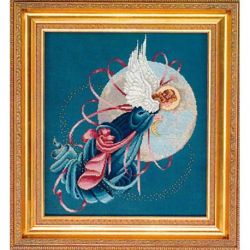 Borduurpatroon Blue Moon Angel Lavender and Lace tiag-ll36