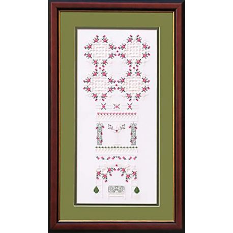 Borduurpatroon Roses in the Garden Loopylou Designs 16