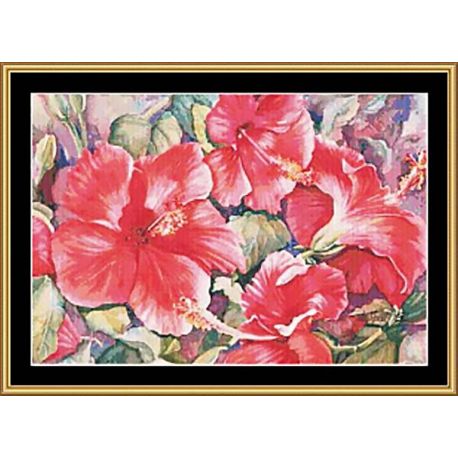 Borduurpatroon Hibiscus Mystic Stitch vh03
