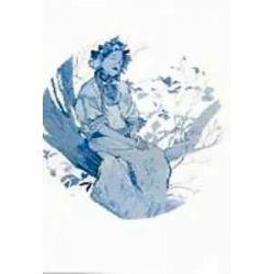 Borduurpatroon Blue Girl Ross gi01