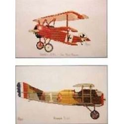 Borduurpatroon Red Baron and French SX3 Ross tr07