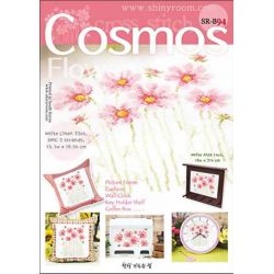 Borduurpatroon Cosmos Flower Shiny Room b094