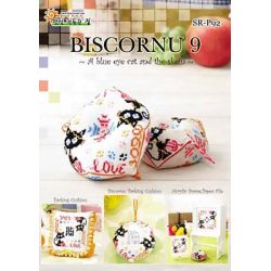 Borduurpatroon Biscornu 9 Shiny Room p092