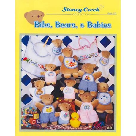 Borduurpatroon Bibs Bears and Babies Stoney Creek 0271