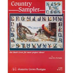 Borduurpatroon Country Sampler Jeanette Crews Designs 1280