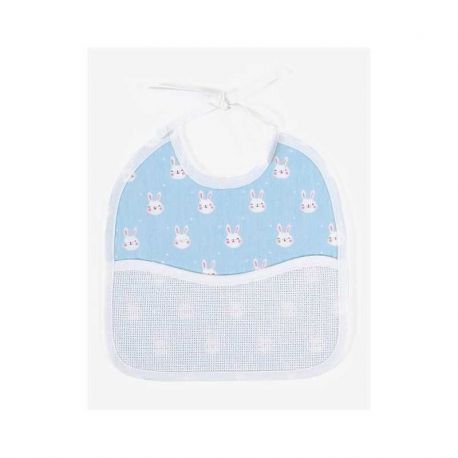 Borduurpakket slab 3 maanden blauw set van 3 DMC RS2652C bleu