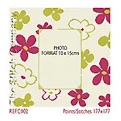 Borduurpatroon Photoframe Flowers LiliPoints c002