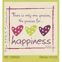 Borduurpatroon Happiness LiliPoints usbn001