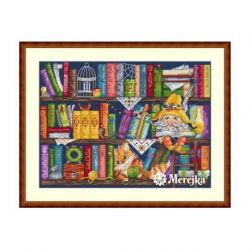 Borduurpakket book shelf Merejka-k034