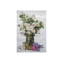 Borduurpakket sweet scented bouquet Merejka-k040