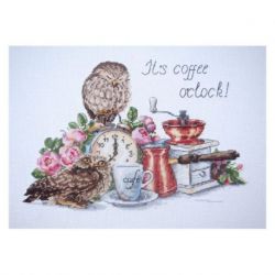 Borduurpakket it is coffee o clock Merejka-k083