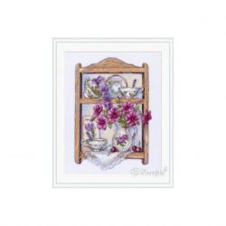 Borduurpakket Petunias Merejka-k117