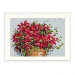 Borduurpakket Poinsettia Merejka-k132