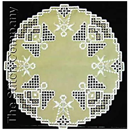 Borduurpatroon Angels Around Doily Nordic Needle hdp126