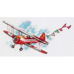 Borduurpakket Biplane PANNA-08-0455