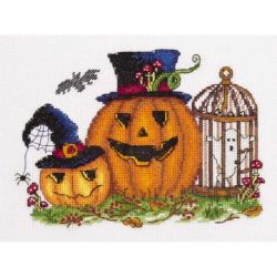 Borduurpakket Scary Pumpkins PANNA-08-0420