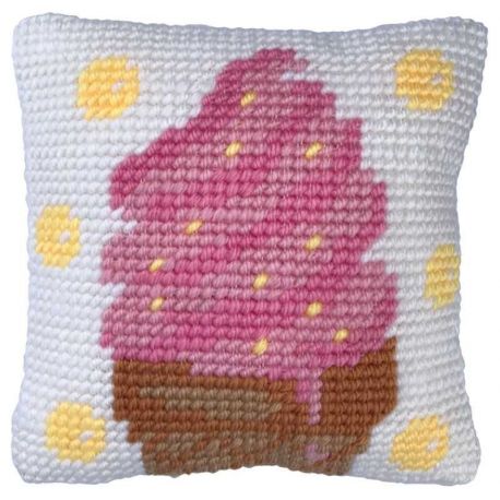 Kussenborduurpakket Icecream Dream-Needleart World-lh03-008