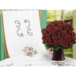 Borduurpakket Loper bloemen Deco Line 126501