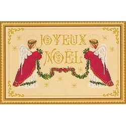 Borduurpatroon Little Christmas Angels Passione Ricamo rl06