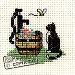 Borduurpakket Cat at Waterpump Mouseloft-004-811