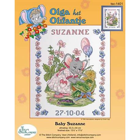 Borduurpakket Baby Susanne tsck-1401a