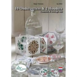 Borduurpatronenmap voor 10 Onderzetters en 2 houders tsc-mt0502