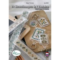 Borduurpatronenmap voor 11 Sleutelhangers en 7 linialen tsc-mt0503