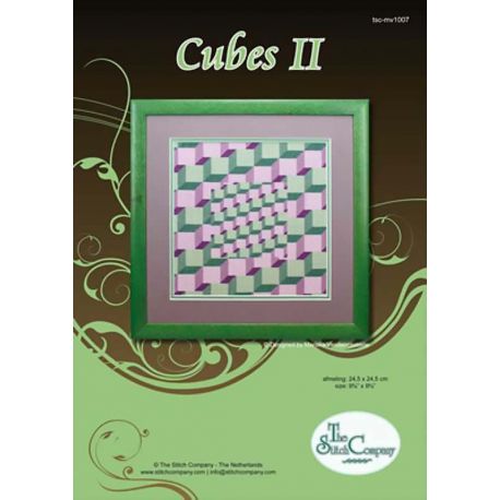 Borduurpatroon Cubes 2 tsc-mv1007