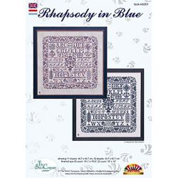 Borduurpatroon Rhapsody in Blue tsc-nb061