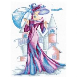 Borduurpakket Purple Silk Andriana SANR-13